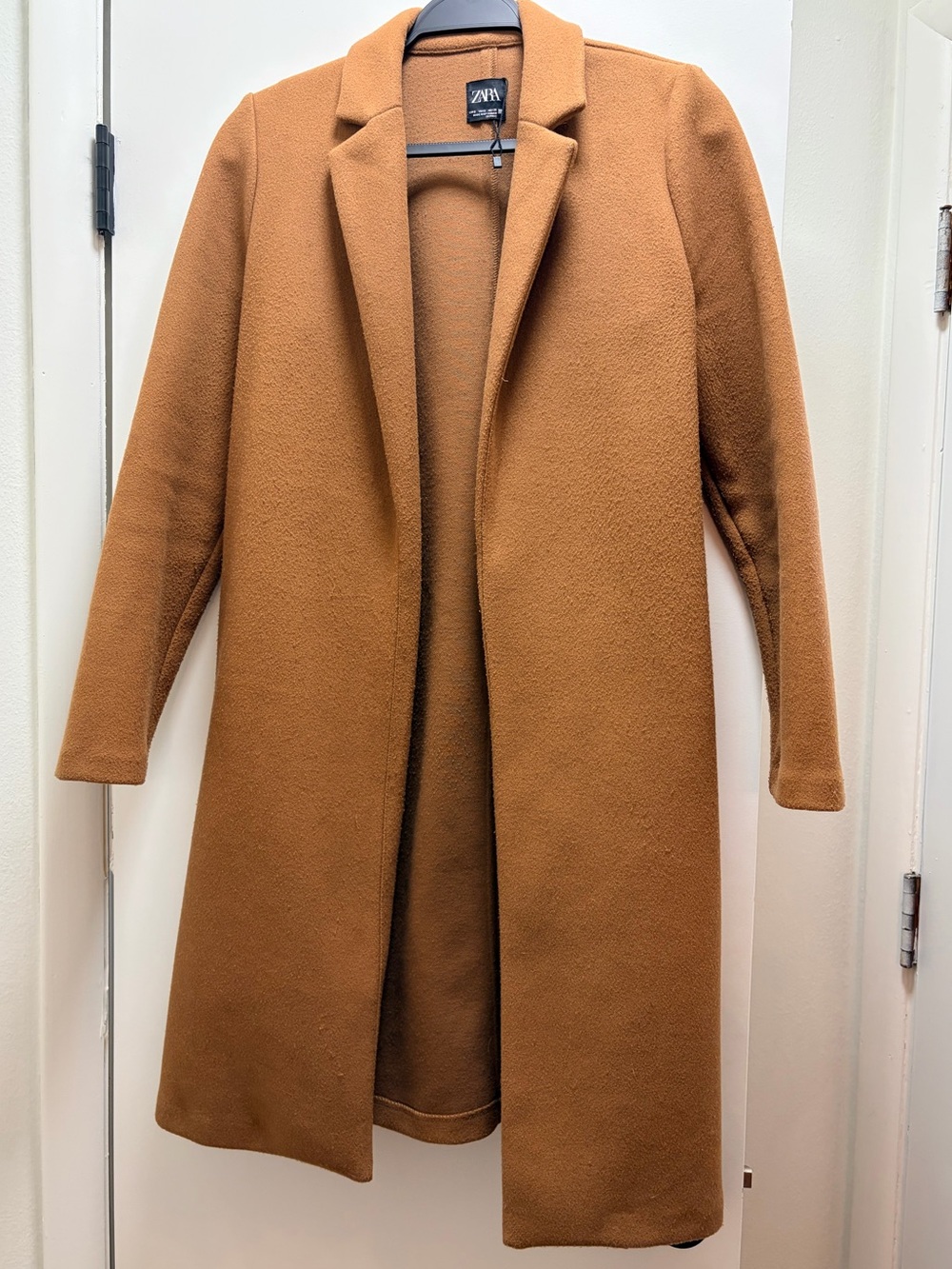 ZARA camel/tan long coat